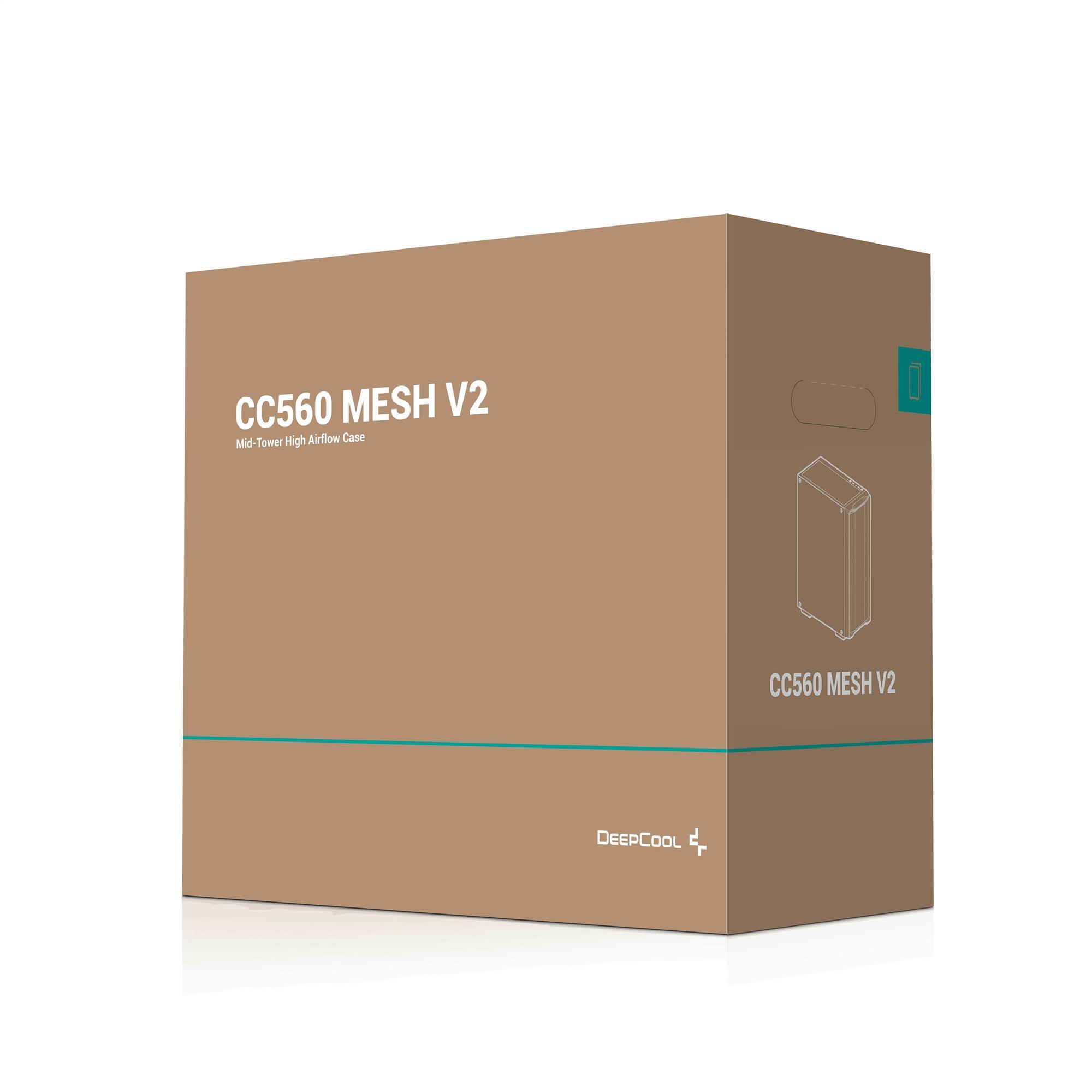 Корпус DeepCool CC560 Mesh V2 Black (R-CC560-BKAMA4-G-2) без БП фото12