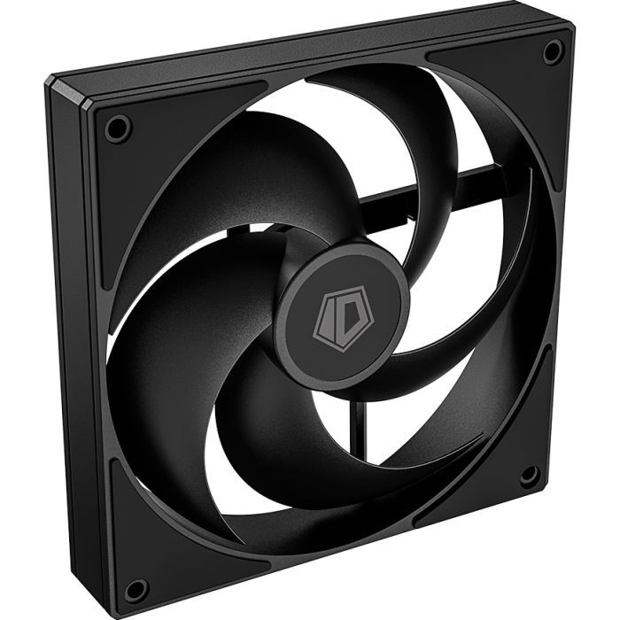 Вентилятор ID-Cooling AS-140-K Duet, 140x140x25мм, 4-pin PWM, чорний фото2