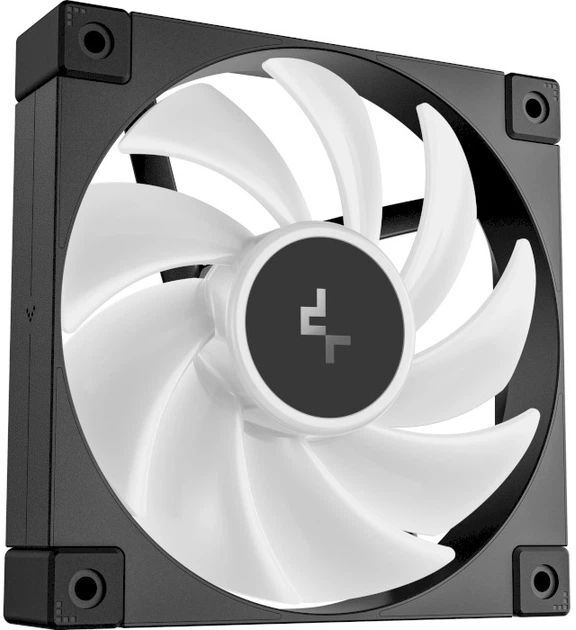 Вентилятор DeepCool FD12 ARGB, 120x120x25мм, 4pin, чорний фото