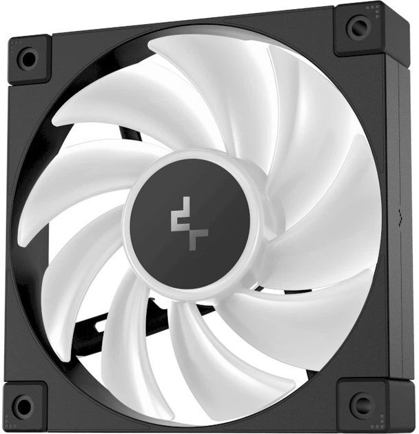 Вентилятор DeepCool FD12 ARGB, 120x120x25мм, 4pin, чорний фото