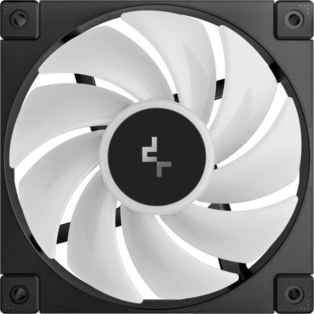 Вентилятор DeepCool FD12 ARGB, 120x120x25мм, 4pin, чорний фото