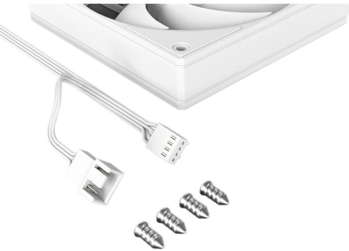 Вентилятор ID-Cooling AF-125-W Trio, 120x120x25мм, 4-pin PWM, White фото