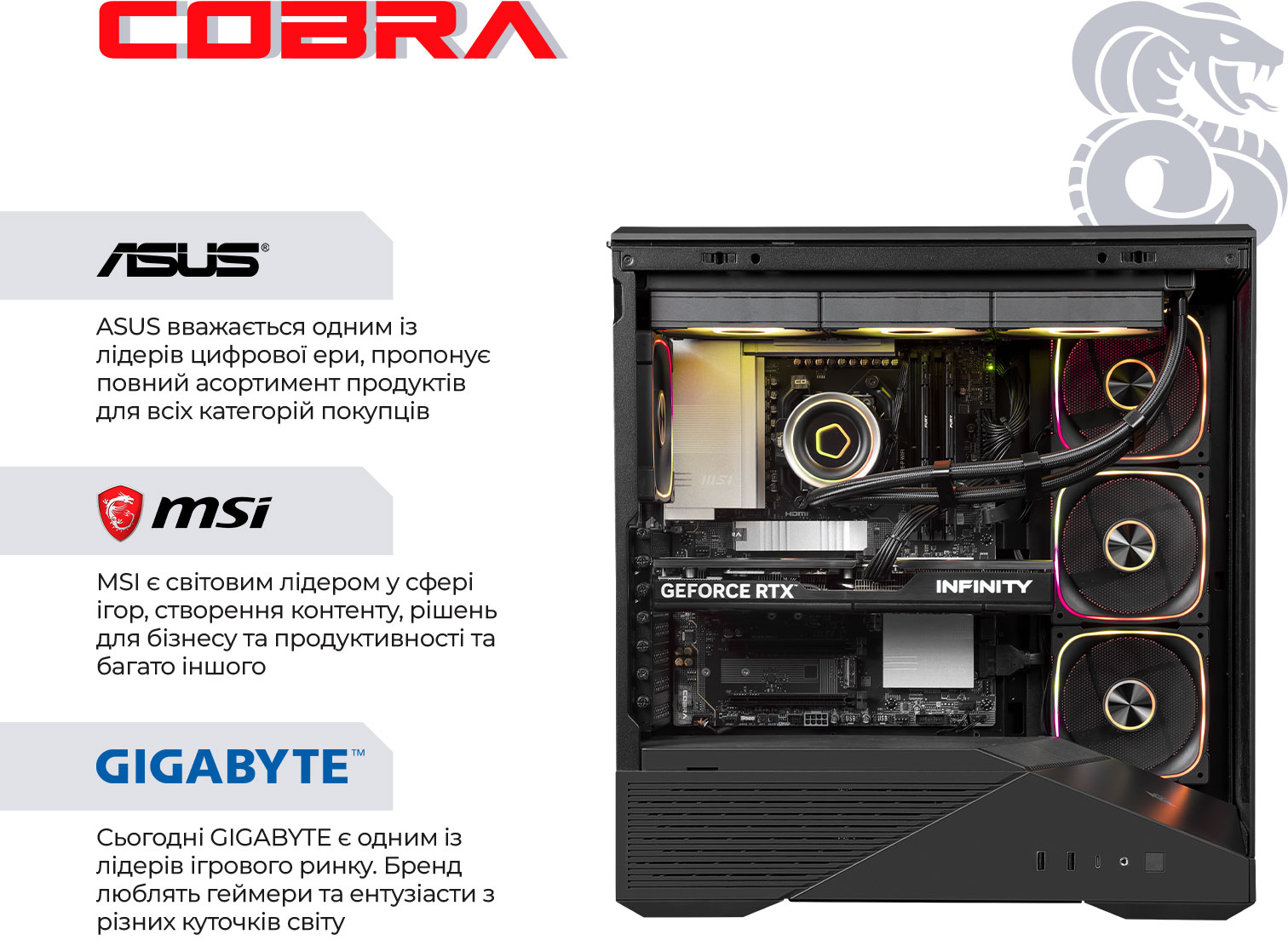 Системний блок COBRA Gaming Windows 11 Home (A995X3D.32.S10.96XT.26965W) фото3