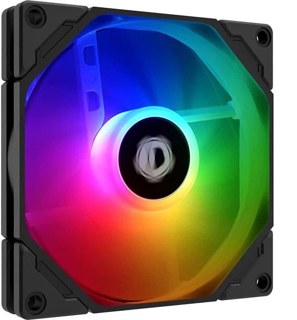 Вентилятор ID-Cooling TF-9215 ARGB, 92x92x15мм, 4-pin, чорно-білий фото