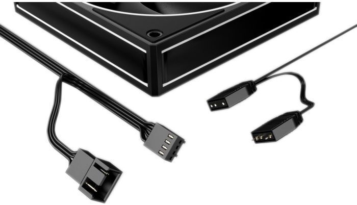 Вентилятор ID-Cooling AF-127-ARGB-K, 120x120x27мм, 4-pin PWM, Black фото