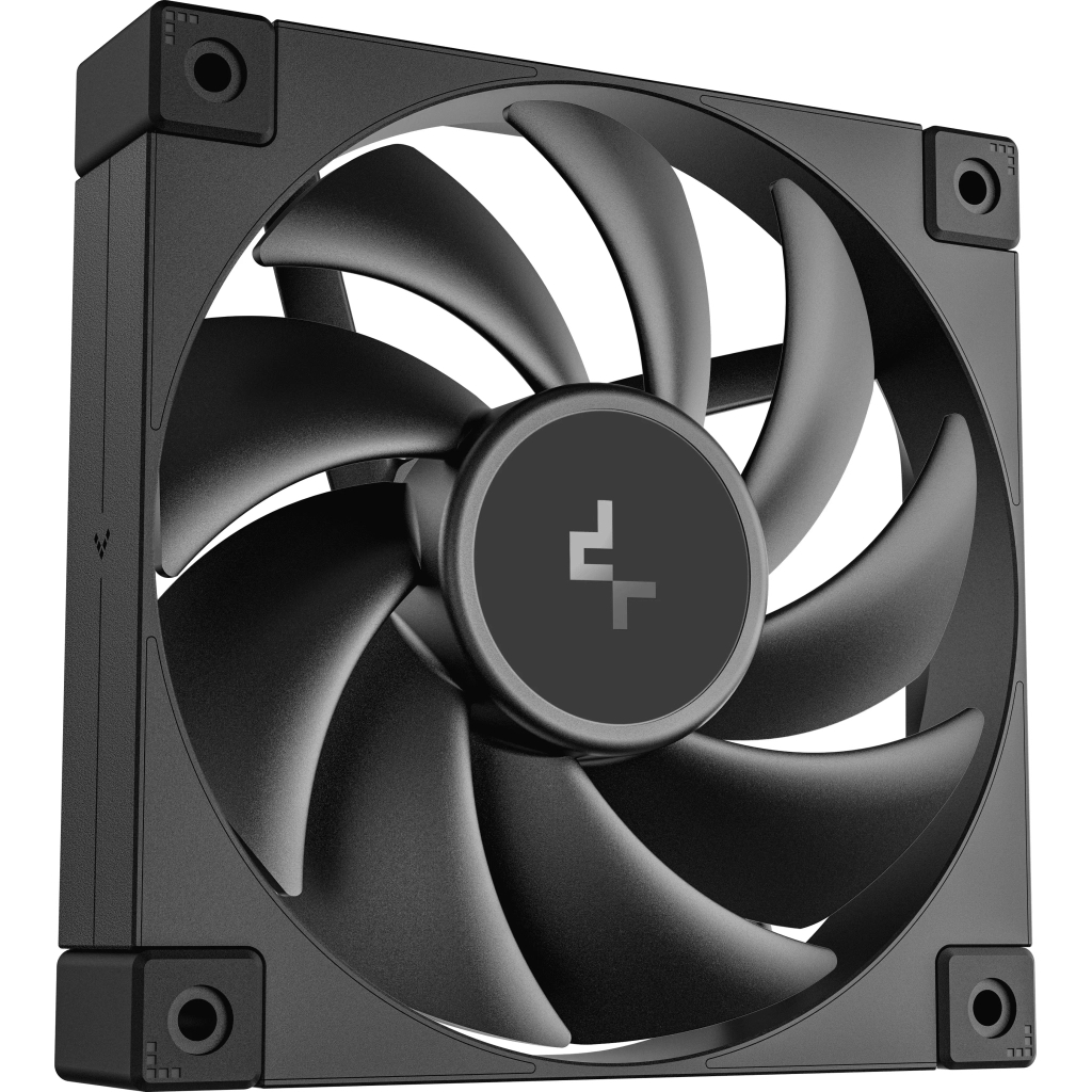 Вентилятор DeepCool FD12, 120x120x25мм, 4pin, чорний фото