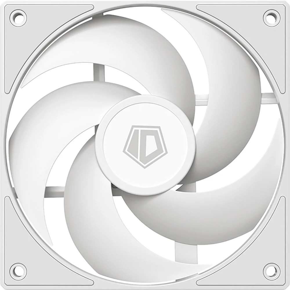 Вентилятор ID-Cooling AS-120-W Trio, 120x120x25мм, 4-pin PWM, White фото3