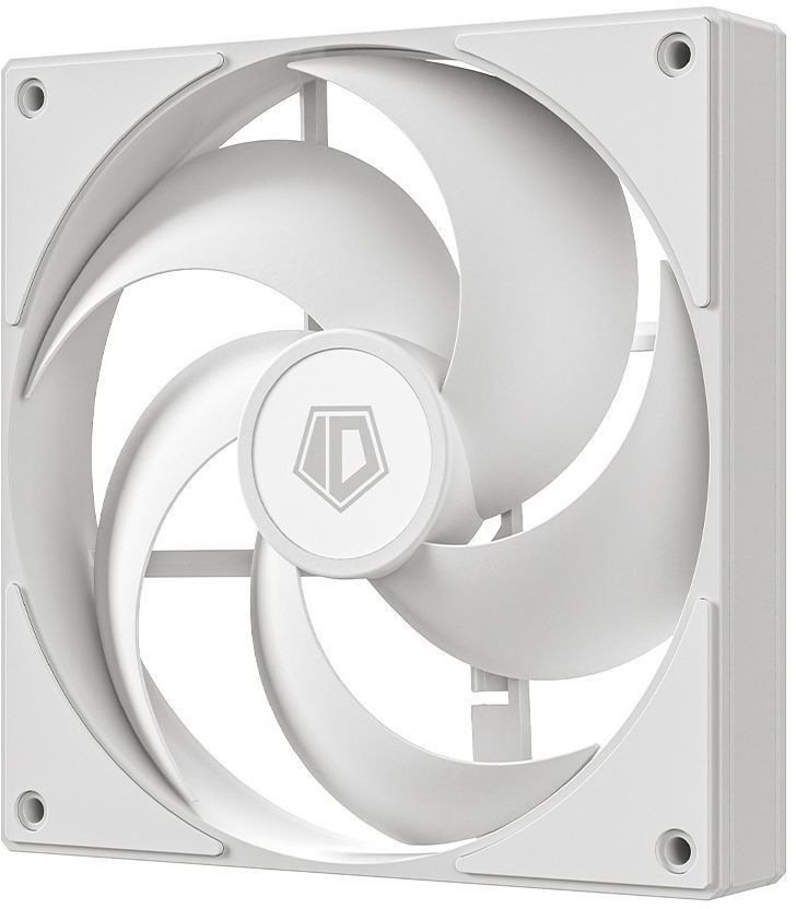 Вентилятор ID-Cooling AS-140-W Duet, 140x140x25мм, 4-pin PWM, білий фото4