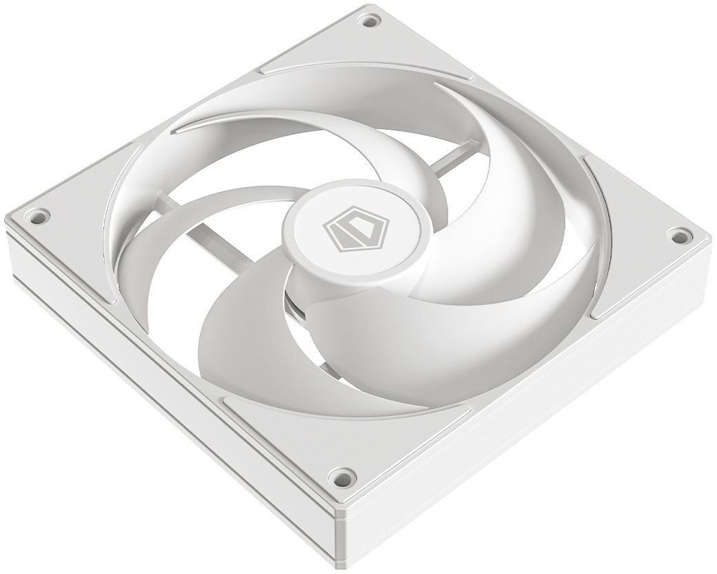 Вентилятор ID-Cooling AS-140-W Duet, 140x140x25мм, 4-pin PWM, білий фото5