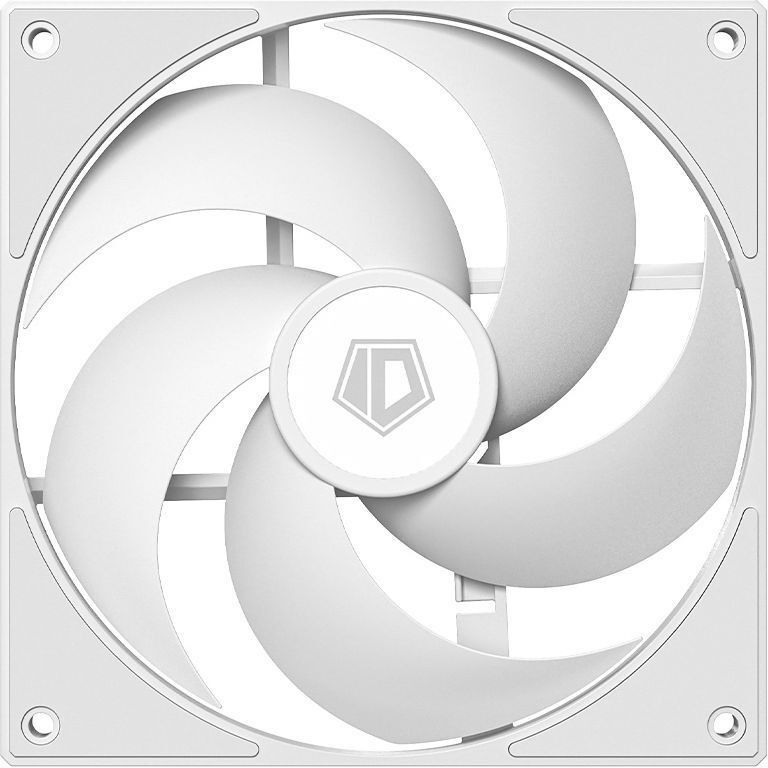Вентилятор ID-Cooling AS-140-W Duet, 140x140x25мм, 4-pin PWM, білий фото3