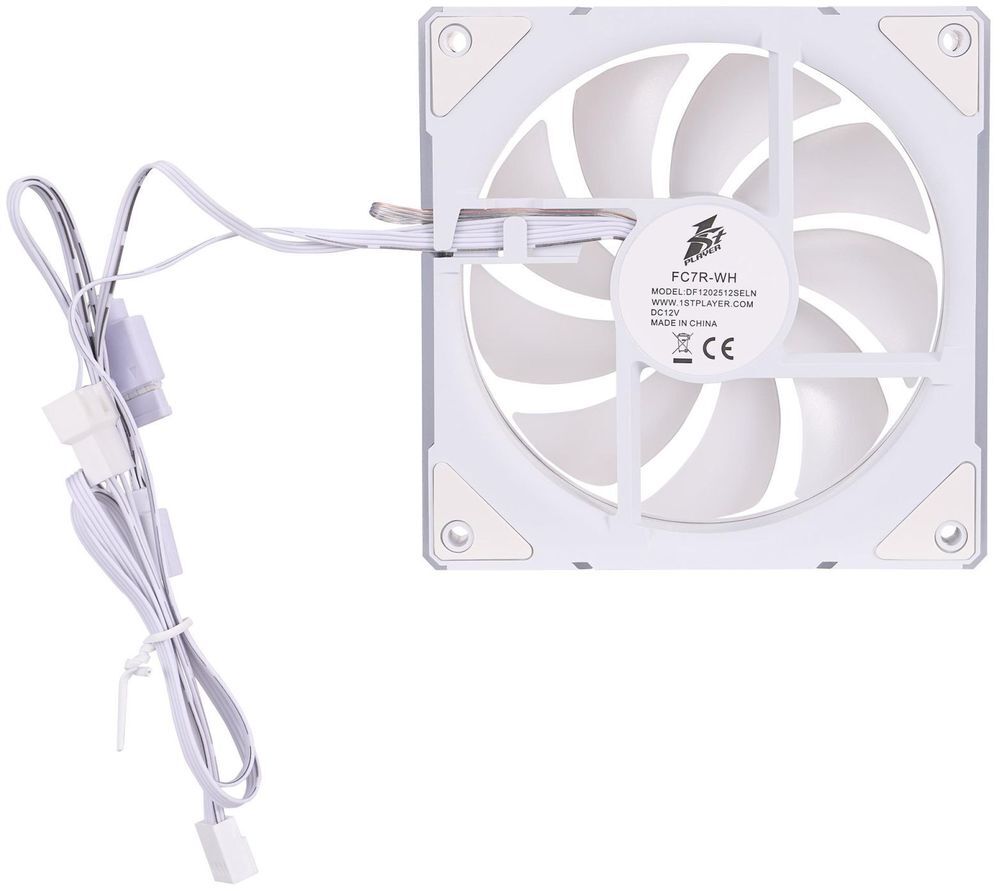 Вентилятор 1stPlayer FC7 White (FC7-WH-1IN1) фото5