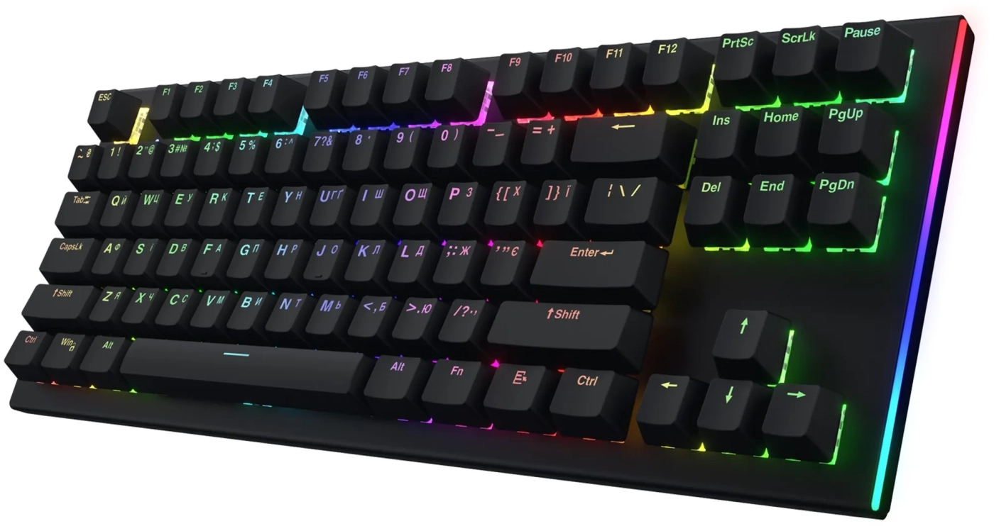 Игровая клавиатура Hator Gravity X TKL Orange US Layout Black (HTK550) фото