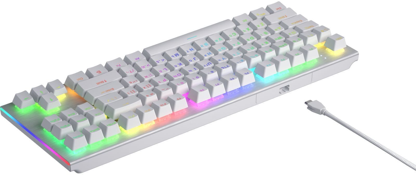 Ігрова клавіатура Hator Gravity X TKL Orange White (HTK551UA) фото