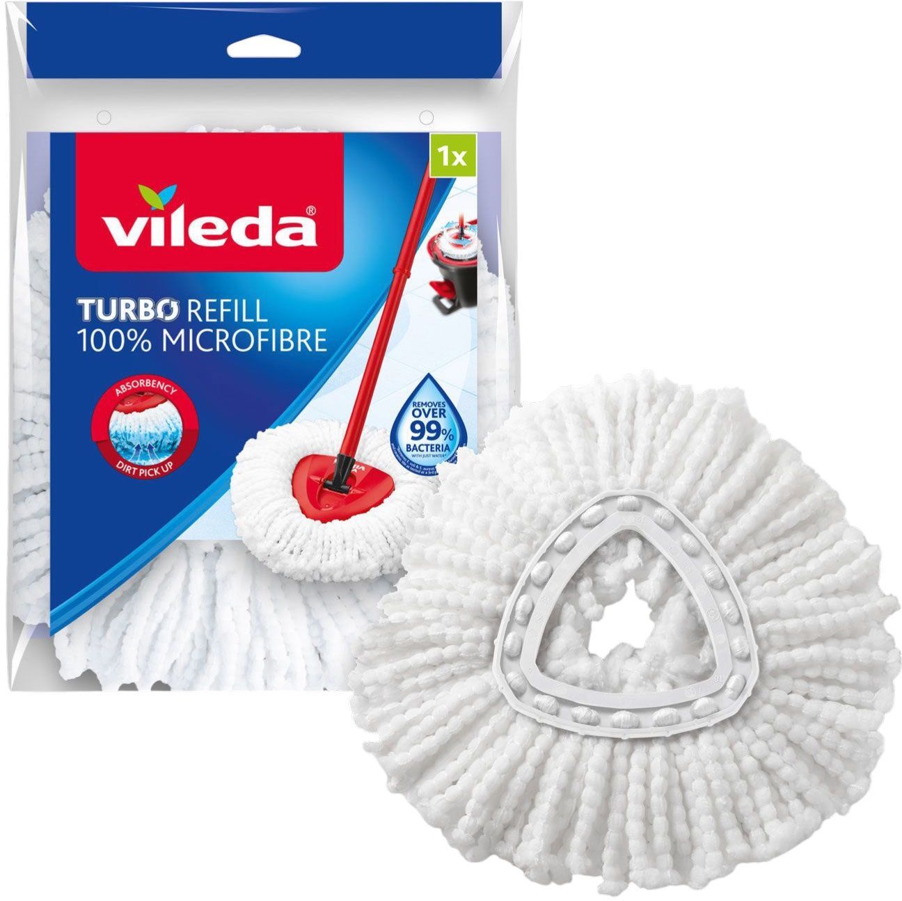 Сменный моп Vileda Turbo Smart (4023103156487) фото2
