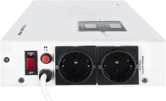 Стабилизатор REAL-EL STAB SLIM-2000 White (EL122400008) фото