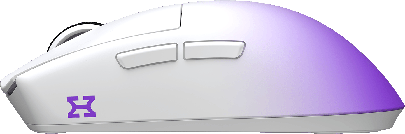 Игровая мышь Hator Hellyberry HM47 Pro Wireless White-Violet Gradient (HM47PRO_white_violet) фото4