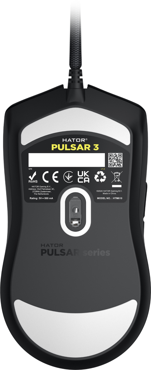 Ігрова миша Hator Pulsar 3 Black (HTM610) фото