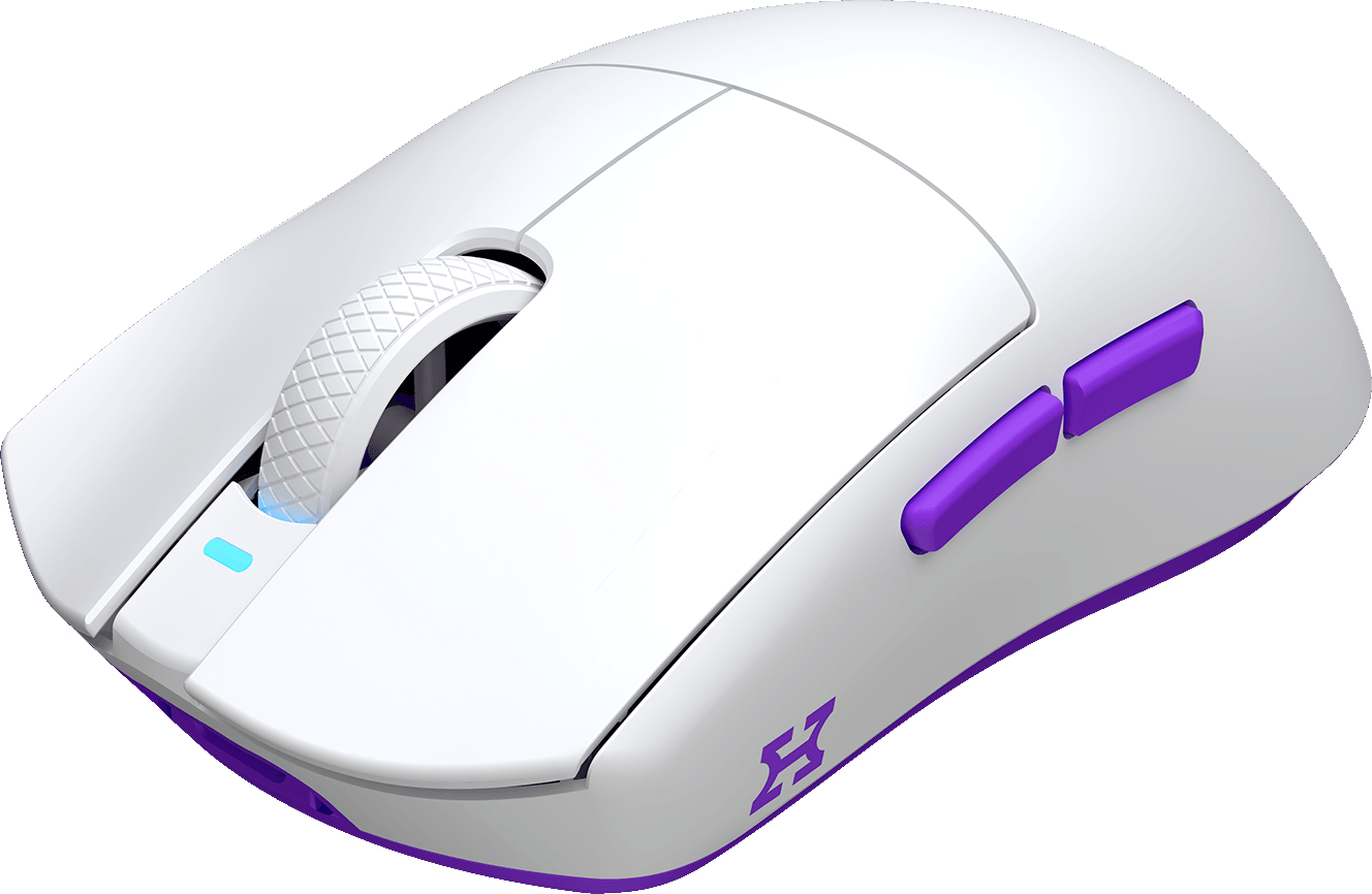 Ігрова миша Hator Hellyberry HM47 Wireless White-Violet (HM47_white_violet) фото