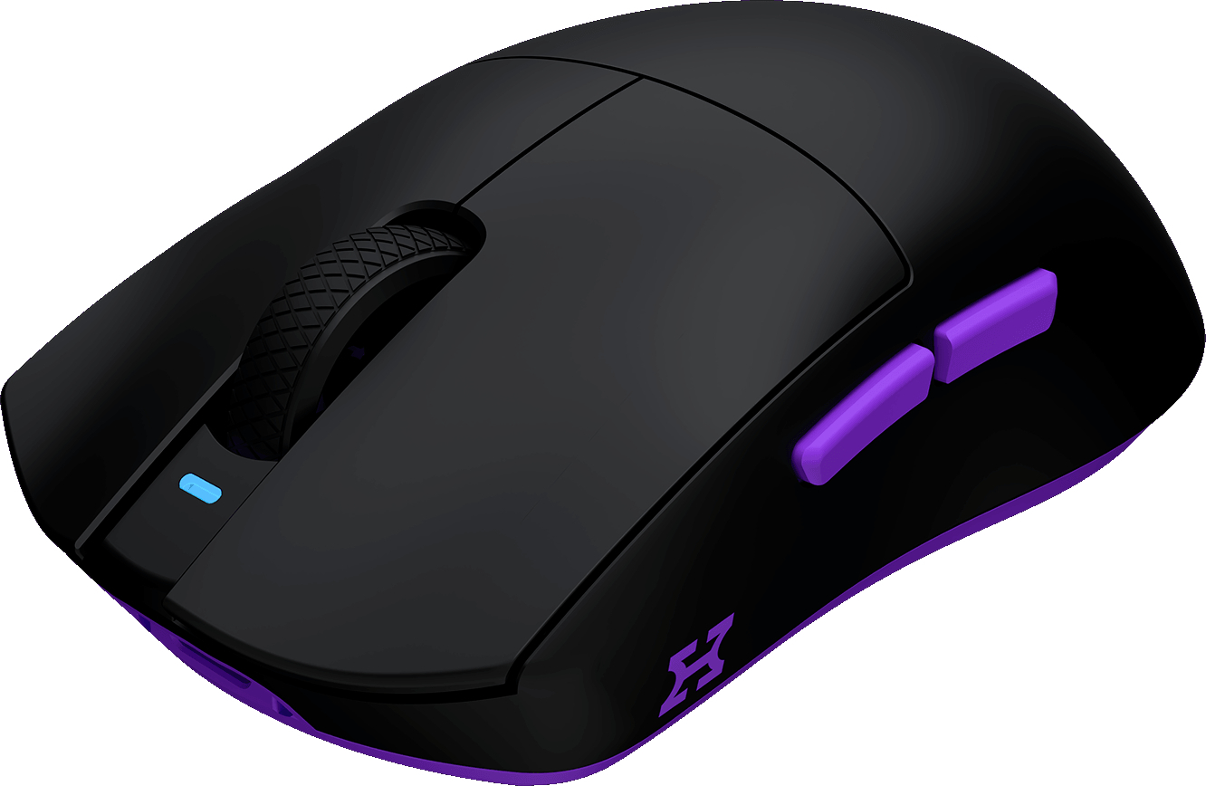 Ігрова миша Hator Hellyberry HM47 Wireless Black-Violet (HM47_black_violet) фото3