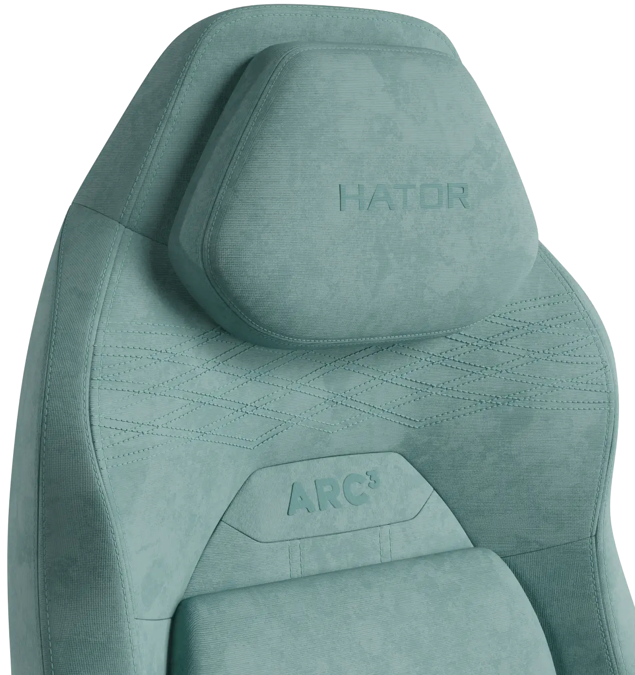 Кресло игровое Hator Arc 3 S Velour Turquoise (HTC3443S) фото5