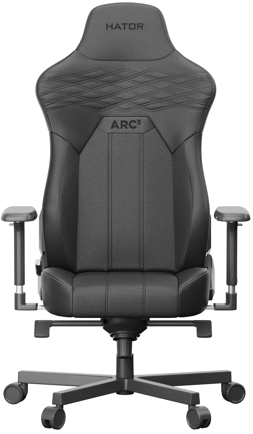 Кресло игровое Hator Arc 3 XL PU Black (HTC3400XL) фото2