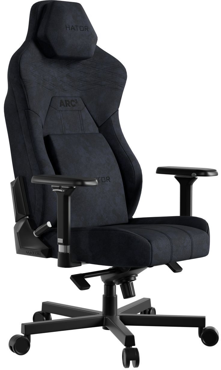 Крісло ігрове Hator Arc 3 XL Velour Black (HTC3440XL) фото