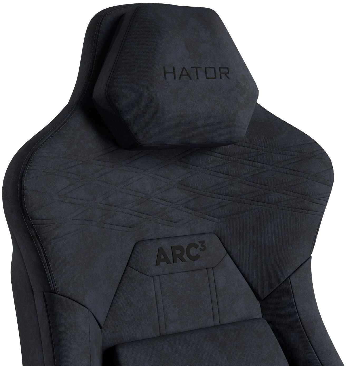 Крісло ігрове Hator Arc 3 XL Velour Black (HTC3440XL) фото