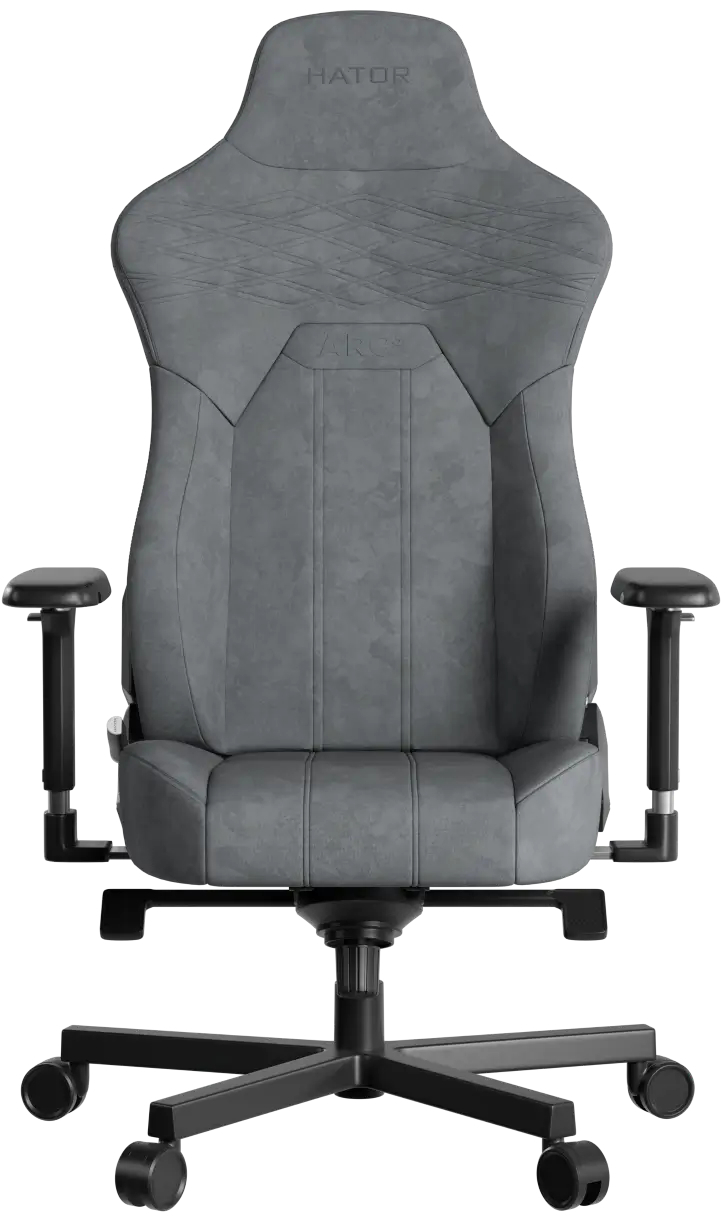 Кресло игровое Hator Arc 3 XL Velour Grey (HTC3446XL) фото