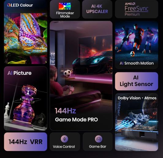 Телевизор Hisense QLED 43E7Q PRO фото3