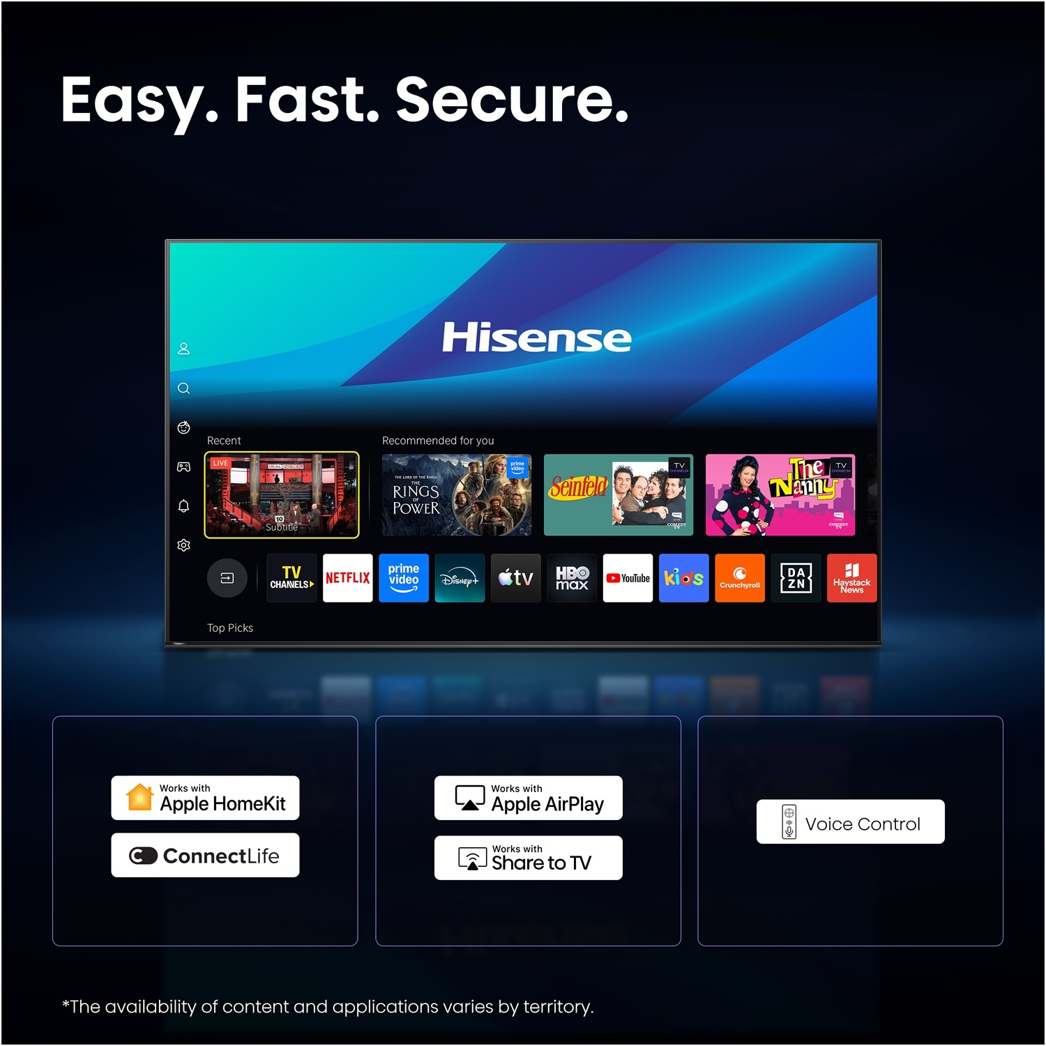 Телевізор Hisense QLED 43E7S PRO фото