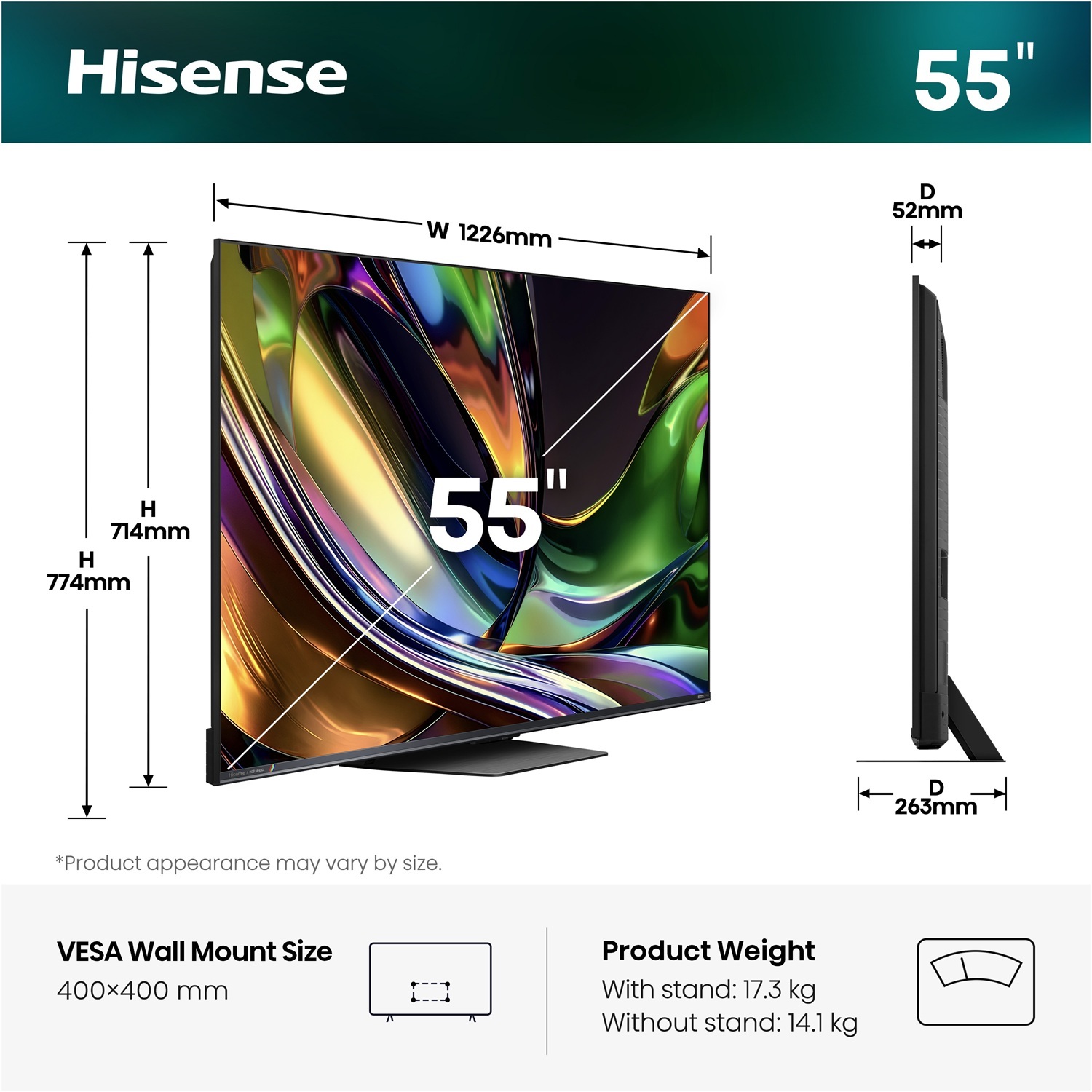 Телевізор Hisense RGB Mini LED 55UR8S фото8