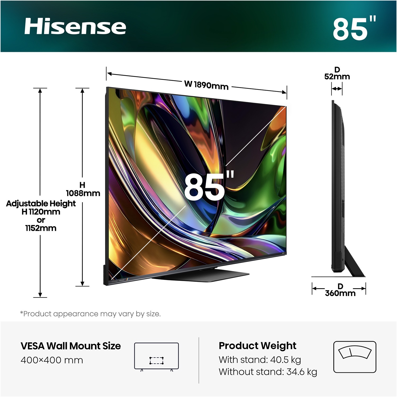 Телевизор Hisense RGB Mini LED 85UR8S фото2