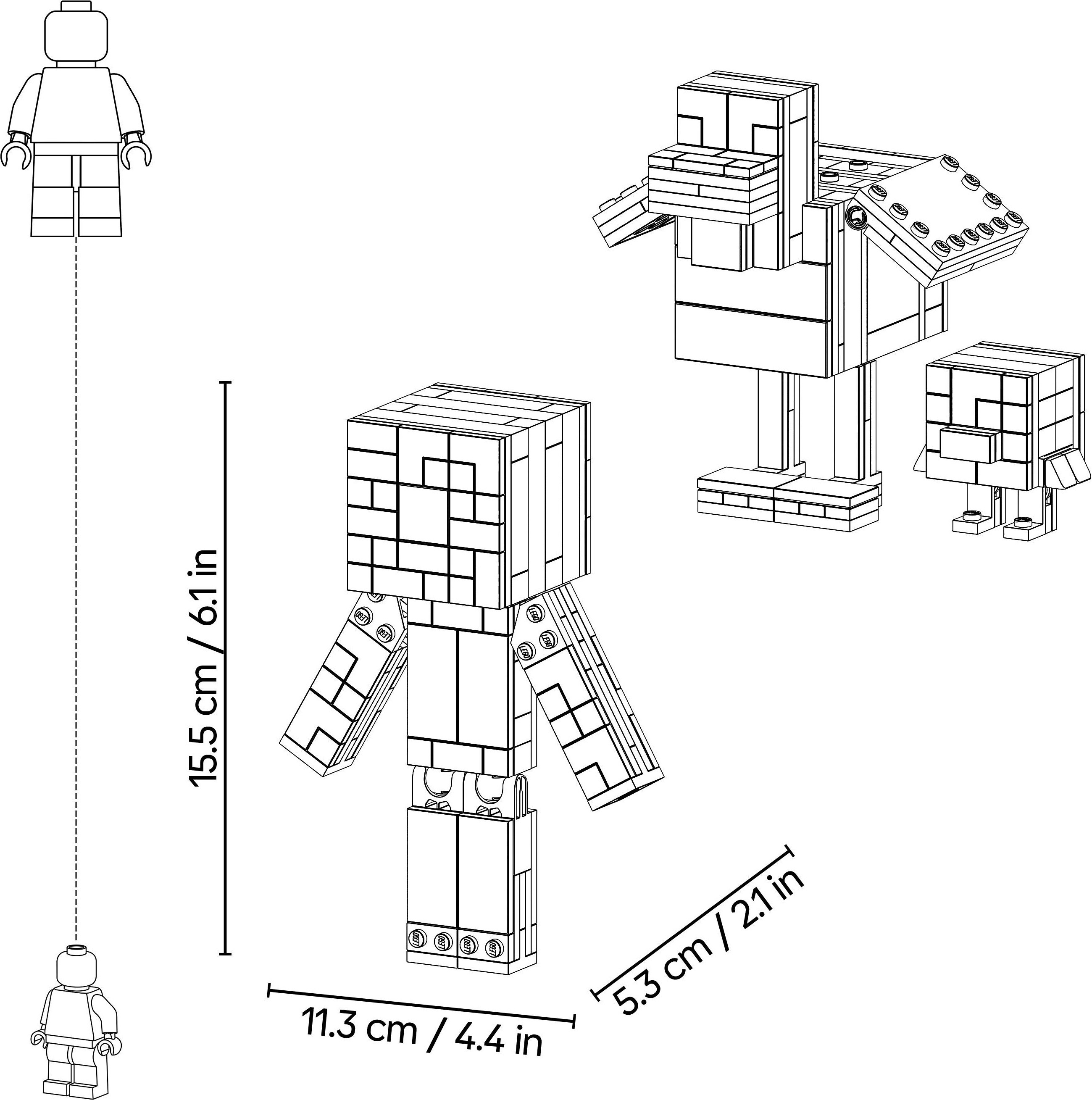 LEGO 21582 Minecraft Курячий Жокей фото3