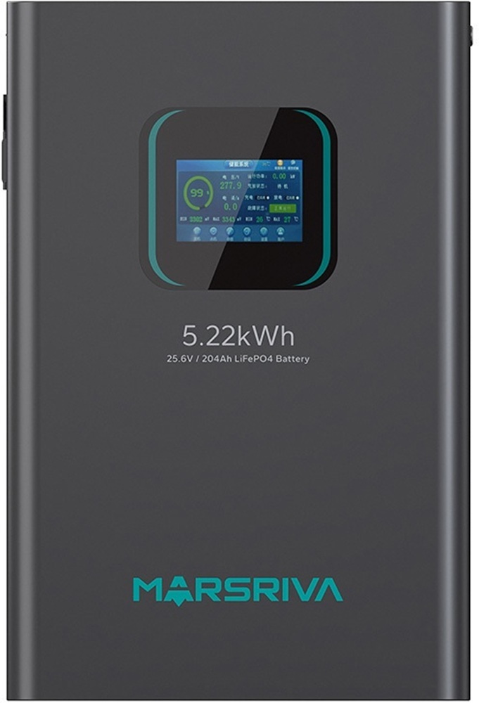 Аккумуляторная батарея Marsriva LiFePO4 battery, 25.6V/204Ah, 5.22KWH (MR-LFP24-200-WMD) фото3