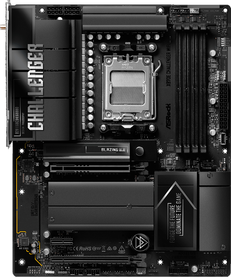 Материнська плата ASRock X870E Challenger WiFi Socket AM5 фото3