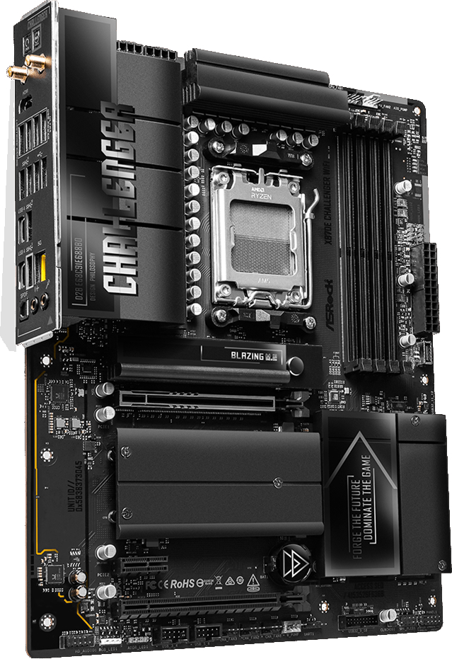 Материнська плата ASRock X870E Challenger WiFi Socket AM5 фото4