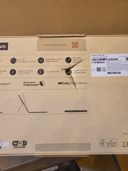 Планшет Lenovo Yoga Tab 12/256 Seashell + Keyboard&Pen (ZAG60180UA) фото3