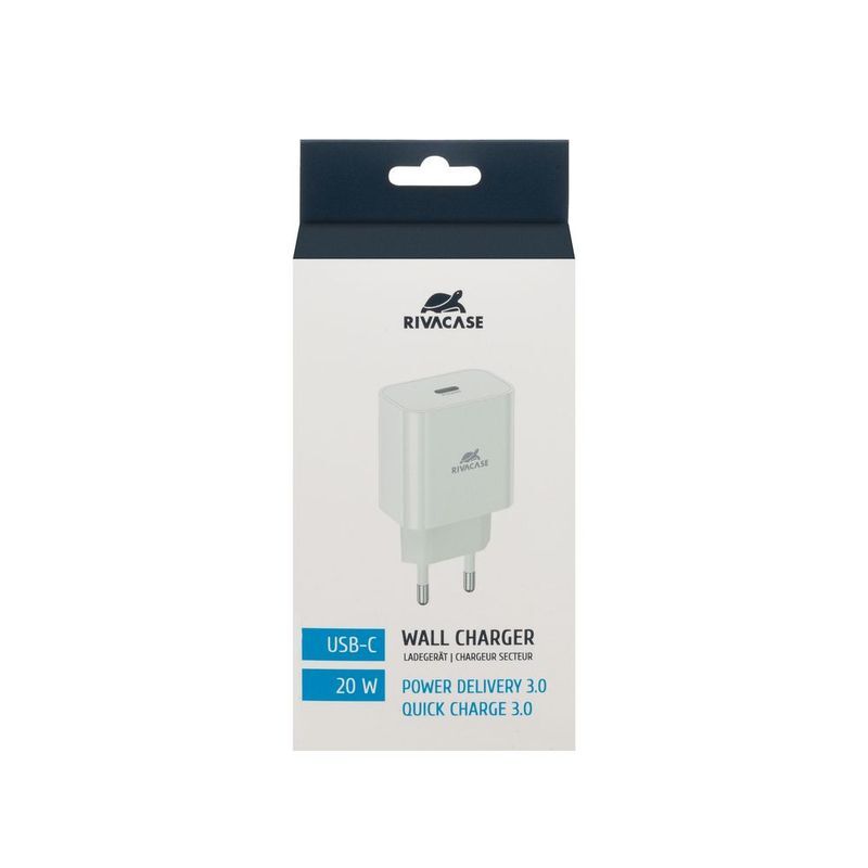 Мережевий зарядний пристрій RIVACASE PS4101 W00 White фото