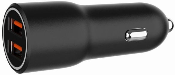 Автомобільний зарядний пристрій Gembird 2xUSB-A 18W QC3.0 Black (TA-UC-A2QC36-CAR-01) фото3