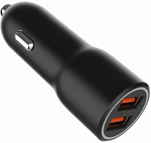 Автомобільний зарядний пристрій Gembird 2xUSB-A 18W QC3.0 Black (TA-UC-A2QC36-CAR-01) фото2