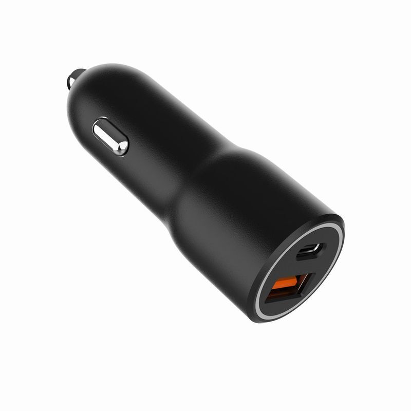 Автомобільний зарядний пристрій Gembird 1xUSB-A (18W QC3.0) + 1xUSB-C PD 20W (TA-UC-AC2PDQC38-CAR-01) фото2