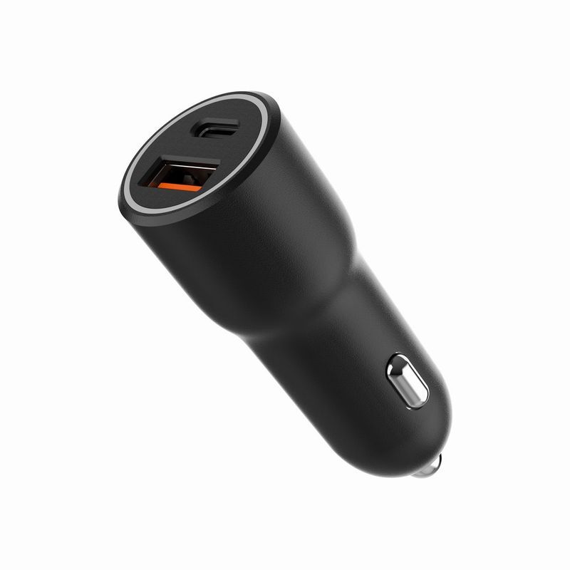 Автомобільний зарядний пристрій Gembird 1xUSB-A (18W QC3.0) + 1xUSB-C PD 20W (TA-UC-AC2PDQC38-CAR-01) фото5