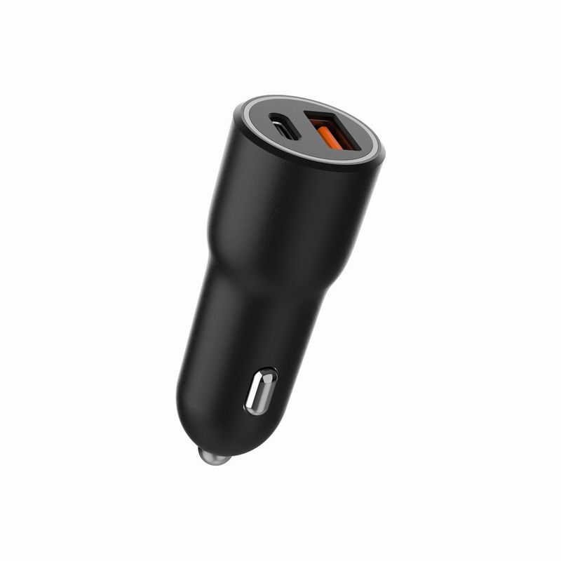 Автомобільний зарядний пристрій Gembird 1xUSB-A (18W QC3.0) + 1xUSB-C PD 20W (TA-UC-AC2PDQC38-CAR-01) фото6
