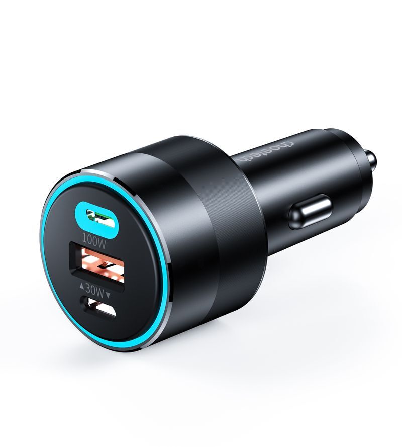 Автомобільний зарядний пристрій CHOETECH TC0011-BK Black фото