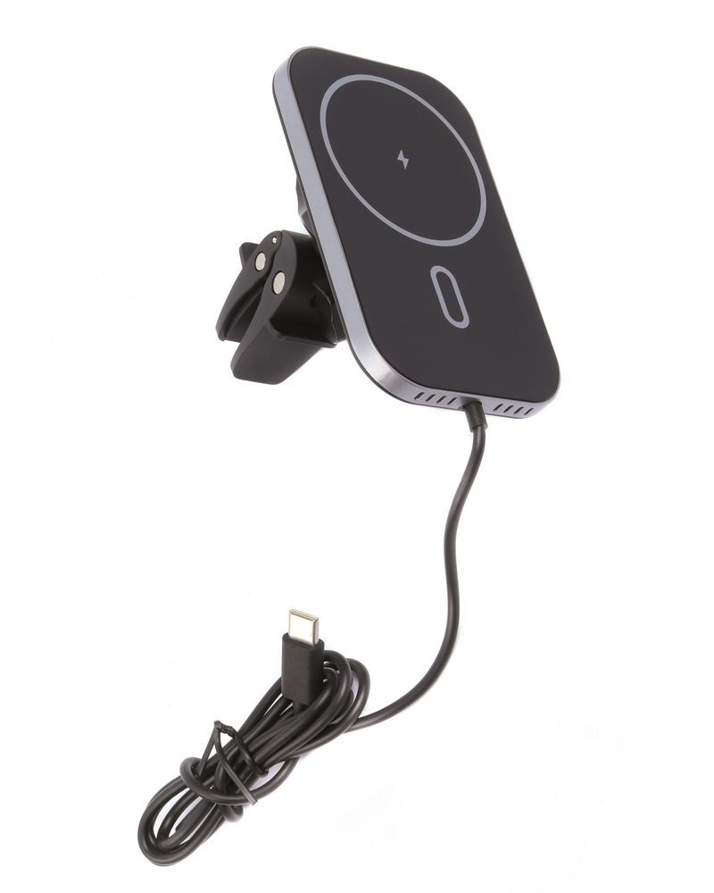 Автомобільний зарядний пристрій Choetech QI 15W MagSafe Black (T200-F-201BK) фото