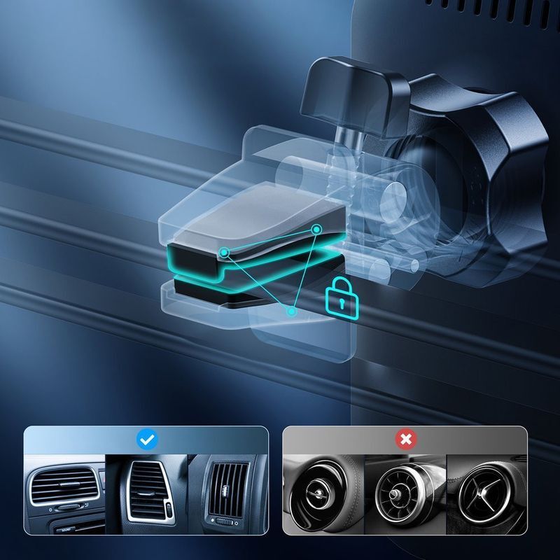 Автомобільний зарядний пристрій Choetech QI 15W MagSafe Black (T200-F-201BK) фото