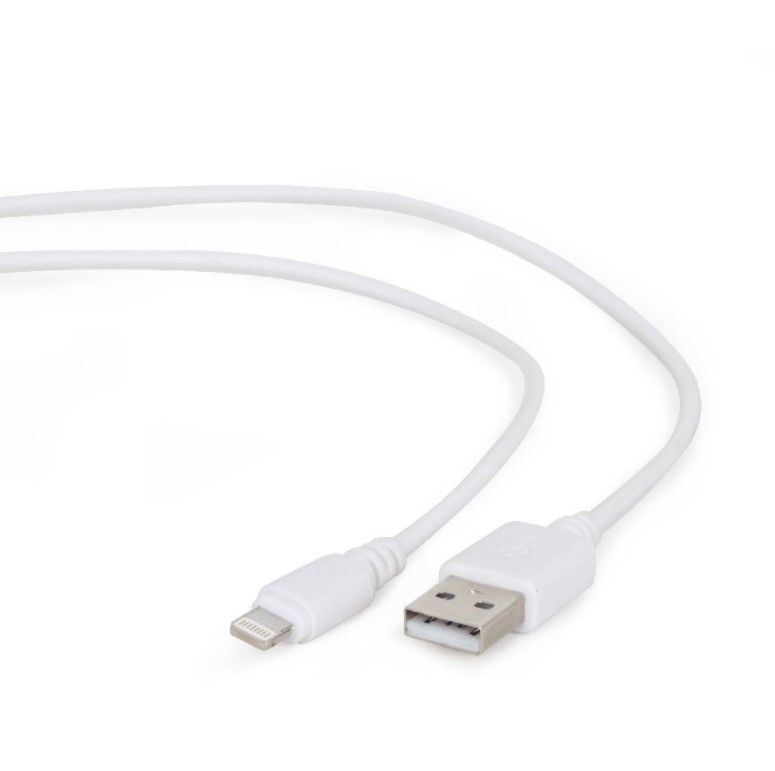 Кабель Cablexpert USB 2.0 BM - Lightning 0.1m White (CC-USB2-AMLM-W-0.1M) фото2