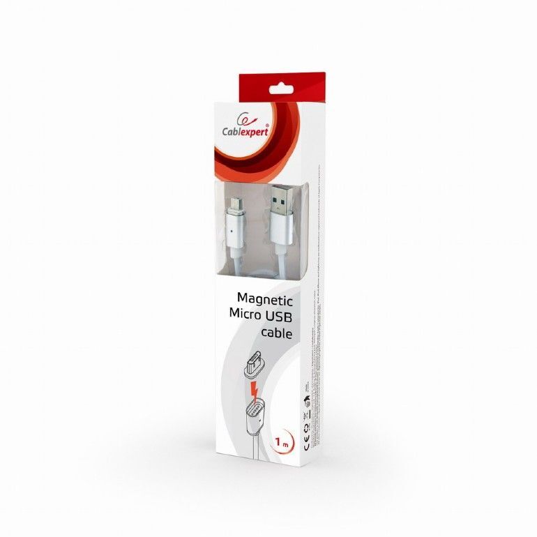 Кабель Cablexpert USB 2.0 BM - MicroUSB 1m White (CC-USB2-AMmUMM-1M) фото2
