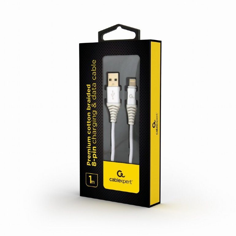 Кабель Cablexpert USB 2.0 A - Lightning Premium 1m Violet (CC-USB2B-AMLM-1M-BW2) фото