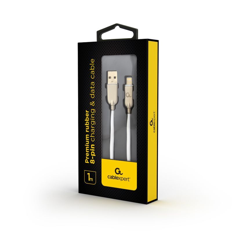 Кабель Cablexpert USB 2.0 A - Lightning 1m White (CC-USB2R-AMLM-1M-W) фото2